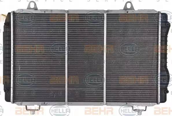 Радиатор, охлаждение двигател 8MK 376 717-521 HELLA