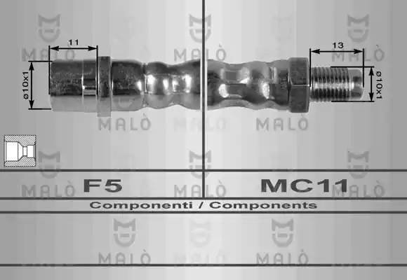Тормозной шланг 8062 MALO