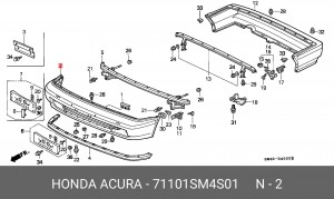 Буфер 71101SM4S01 HONDA