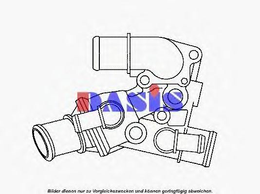 Термостат, охлаждающая жидкость 751937N AKS DASIS