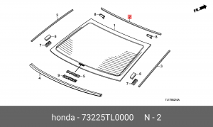 Деталь 73225TL0000 HONDA