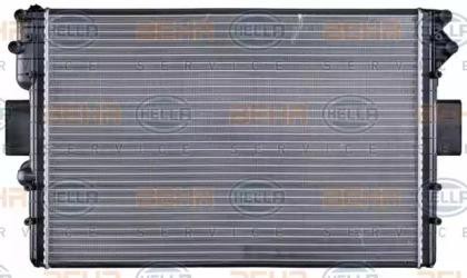 Радиатор, охлаждение двигател 8MK376724561 HELLA