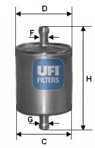 Воздушный фильтр 30.859.00 UFI