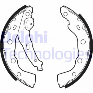 Комплект тормозных колодок LS1880 DELPHI