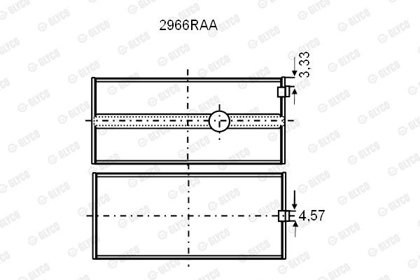 Подшипник 2966RAA GLYCO