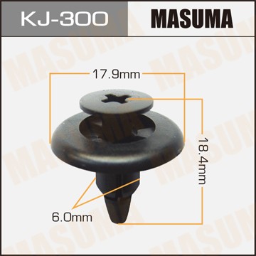 Клипса крепежная KJ300 MASUMA