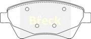 Комплект тормозных колодок, диско 2406500 BRECK