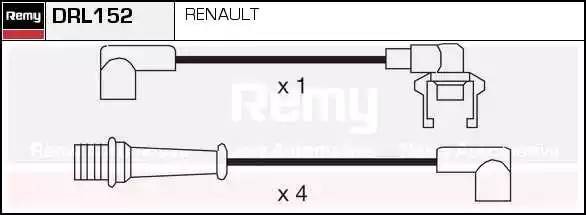 Ккомплект проводов зажигания DRL152 DELCO REMY