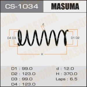 Пружина подвески CS-1034 MASUMA
