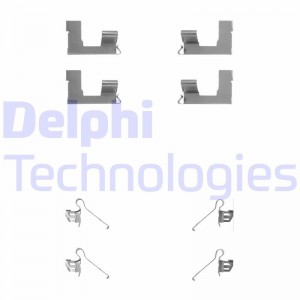 Комплектующие, колодки дискового тормоза LX0235 DELPHI