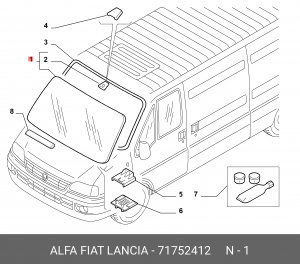 Деталь 71752412 ALFA FIAT LANCIA
