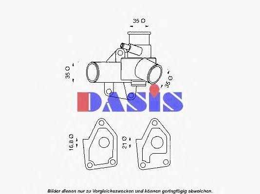 Термостат, охлаждающая жидкость 751831N AKS DASIS