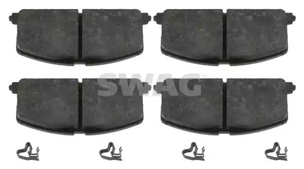 Комплект тормозных колодок, диско 81916581 SWAG