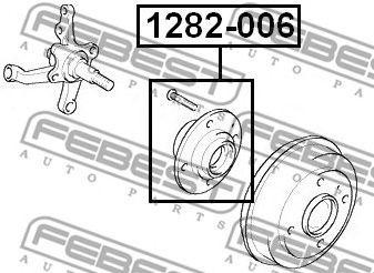 Ступица колеса 1282-006 FEBEST