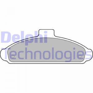 Комплект тормозных колодок, диско LP738 DELPHI