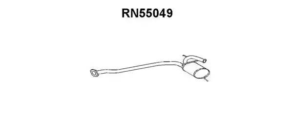 Предглушитель выхлопных газов RN55049 VENEPORTE