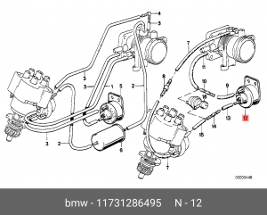 Клапан 11 73 1 286 495 BMW