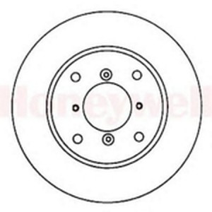 Тормозной диск 561599B BENDIX JURID