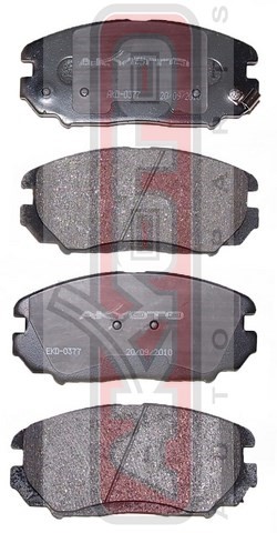 Колодки тормозные дисковые AKD-03773 AKYOTO