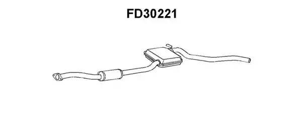 Предглушитель выхлопных газов FD30221 VENEPORTE