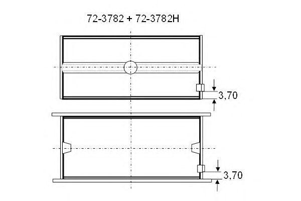 Подшипник 72-3782 GLYCO