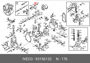 Болт 93156132 IVECO