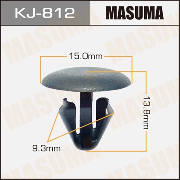 Клипса крепления панелей бампера KJ812 MASUMA