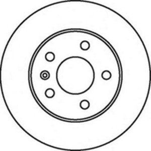 Тормозной диск 562072B BENDIX JURID