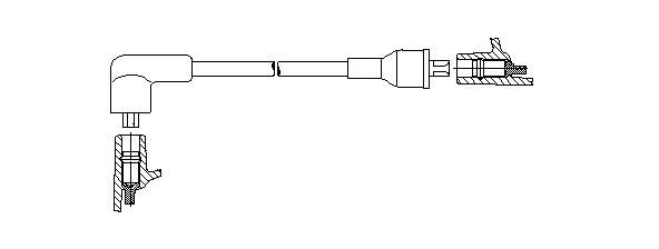 Провод зажигания 88450 BREMI