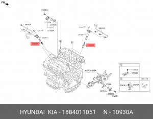 Свеча зажигания 1884011051 HYUNDAI KIA