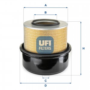 Воздушный фильтр 27.990.00 UFI
