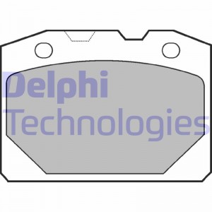 Комплект тормозных колодок, диско LP92 DELPHI