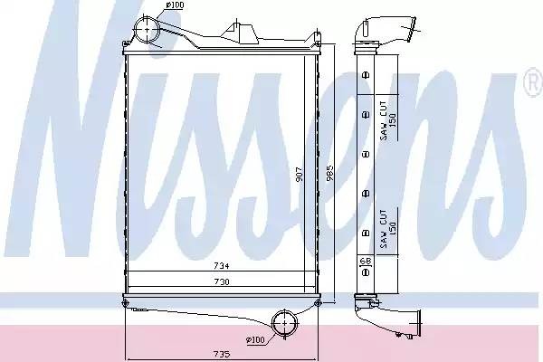 Интеркулер 97006 NISSENS