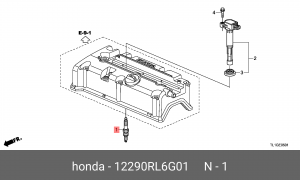 Свеча зажигания 12290RL6G01 HONDA