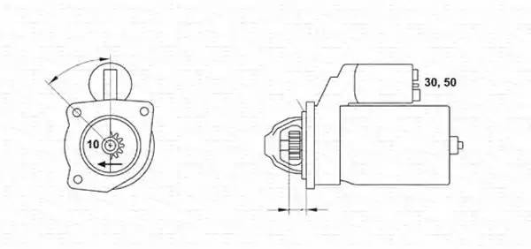 Стартер 943252273010 MAGNETI MARELLI