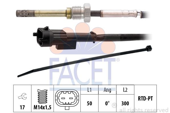Ккомплект проводов зажигания 48499 FACET