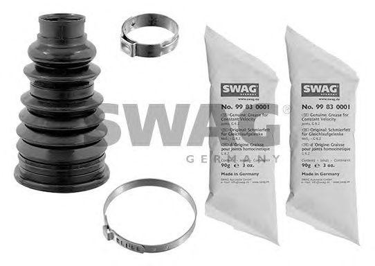 Комплект пылника, приводной вал 60 91 0381 SWAG