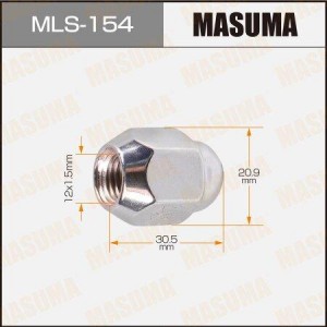 Гайка крепления колеса MLS-154 MASUMA