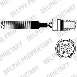 Лямбда-зонд ES10580-12B1 DELPHI