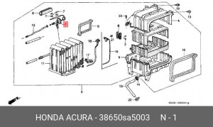 Расширительный клапан, кондиционер 38650SA5003 HONDA