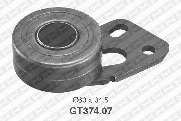 Натяжной ролик, ремень ГРМ GT374.07 NTN SNR