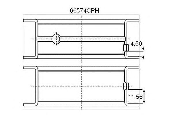 Подшипник 66574CPH GLYCO