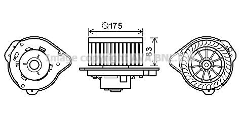 Радиатор, охлаждение двигател VW2092 AVA
