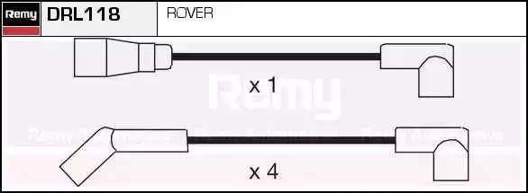 Ккомплект проводов зажигания DRL118 DELCO REMY