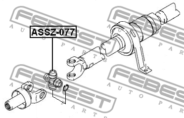 Крестовина карданного вала ASSZ-077 FEBEST