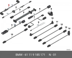 Провод соединительный 61 11 9 185 171 BMW