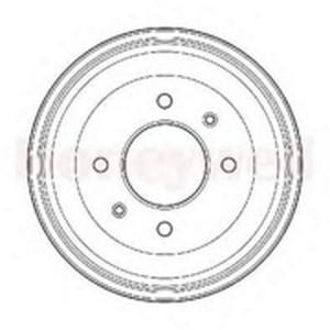 Тормозной барабан 329148B BENDIX JURID
