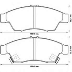 Комплект тормозных колодок, диско 572545B BENDIX JURID