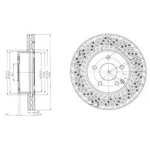 Диск тормозной BG4142 DELPHI