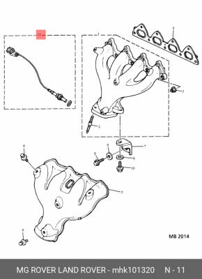 Лямбда-зонд MHK101320 MG ROVER LAND ROVER